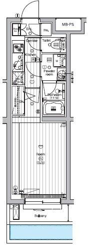 PREMIUM CUBE G 三軒茶屋 間取り図画像