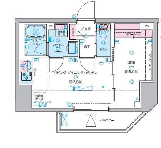 ジェノヴィア桜上水Ⅱ 間取り図画像