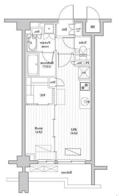 レジデンス桜新町ガーデン 間取り図画像