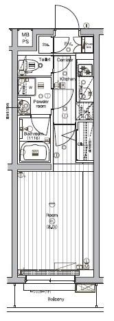 PREMIUM CUBE G 三軒茶屋 間取り図画像