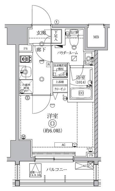 クオリタス南大井 間取り図画像