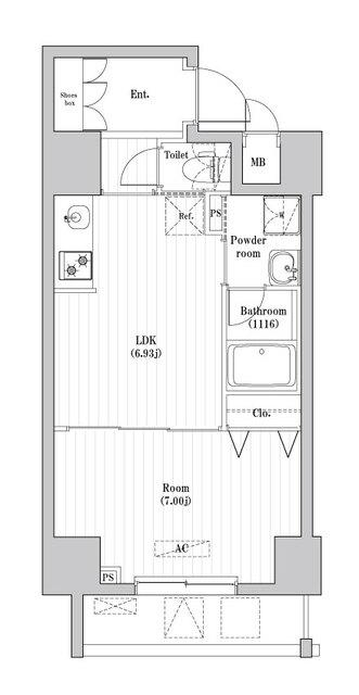 CREATIF押上 間取り図画像