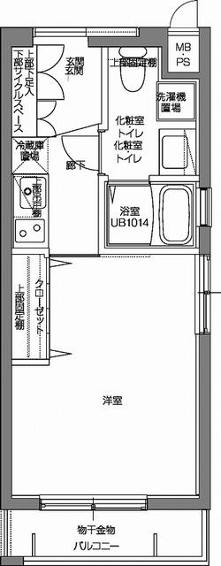 パティーナV代々木上原 間取り図画像