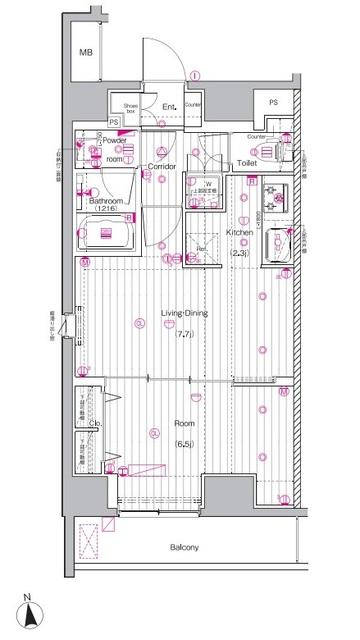 PREMIUM CUBE 上野 間取り図画像