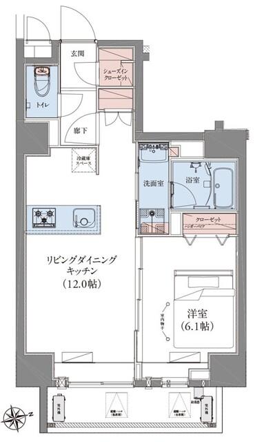 CREATIF蔵前 間取り図画像