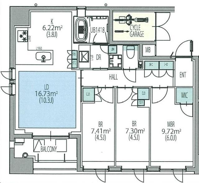 オーパスレジデンス日本橋イースト 間取り図画像