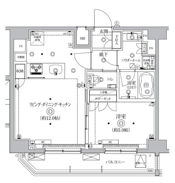 クオリタス南大井 間取り図画像