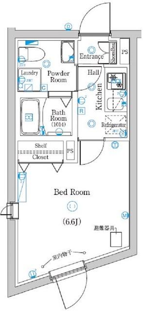 ラフィスタ品川西大井 間取り図画像
