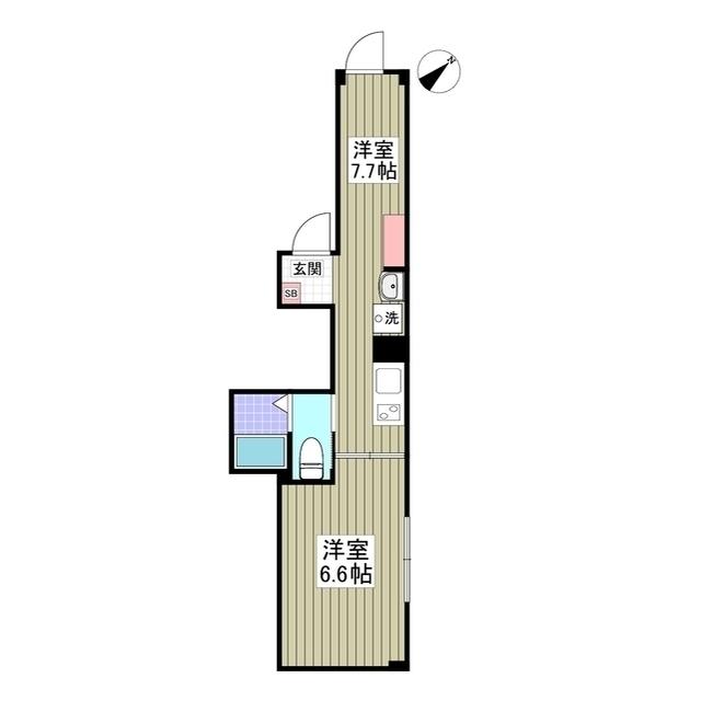Alivio千石（101） 間取り図画像