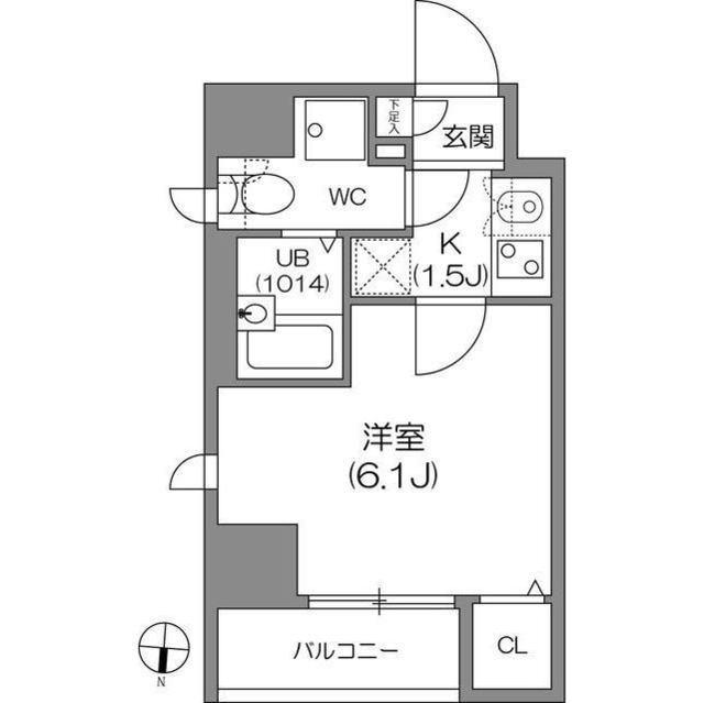 アジールコート中野坂上（1101） 間取り図画像