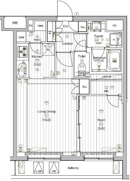 ＴＨＥ　ＰＲＥＭＩＵＭ　ＣＵＢＥ　Ｇ　大崎 間取り図画像