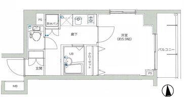 Verona錦糸町ⅡLusso 間取り図画像