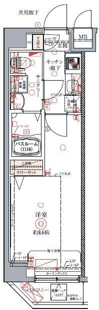 クレヴィスタ豊洲ベイサイド 間取り図画像