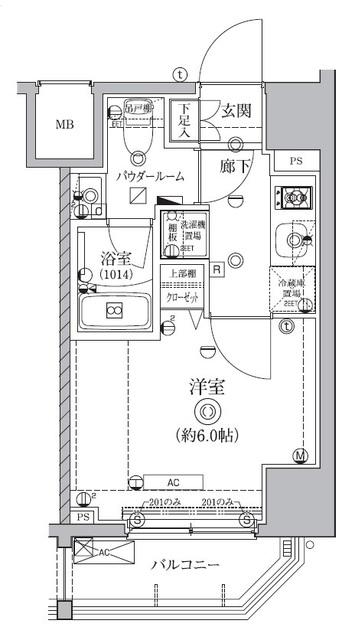 クオリタス南大井 間取り図画像