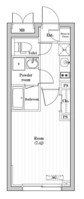 コンポジット渋谷本町 間取り図画像