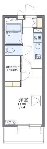 レオパレスエスポワール六郷（106） 間取り図画像