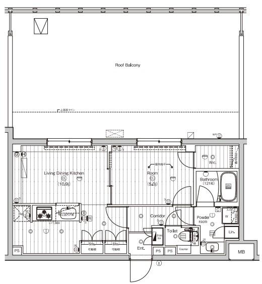 CREATIF東高円寺 間取り図画像