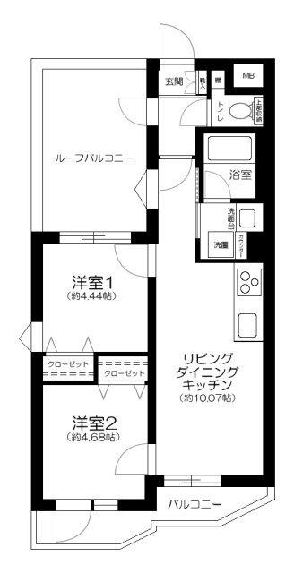 ＦＬＲＥＥＤ烏山 間取り図画像