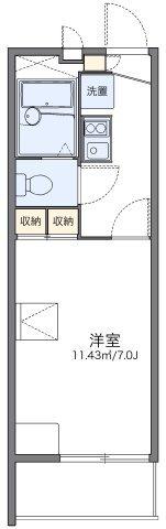 レオパレスエスペランサ（201） 間取り図画像