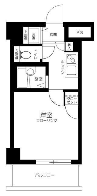 スカイコート代々木 間取り図画像