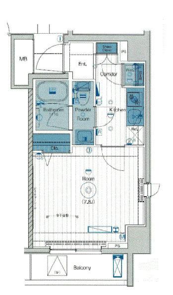メイクスデザイン東向島（101） 間取り図画像