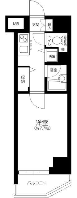 ガリシアヒルズ六本木 間取り図画像