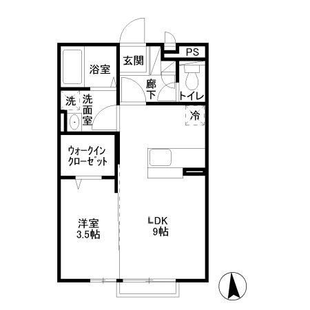 レグルス（202） 間取り図画像