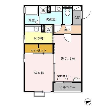 ウィステリア（203） 間取り図画像