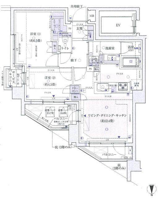  間取り図写真