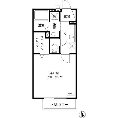 アルコバレーノ（203） 間取り図画像