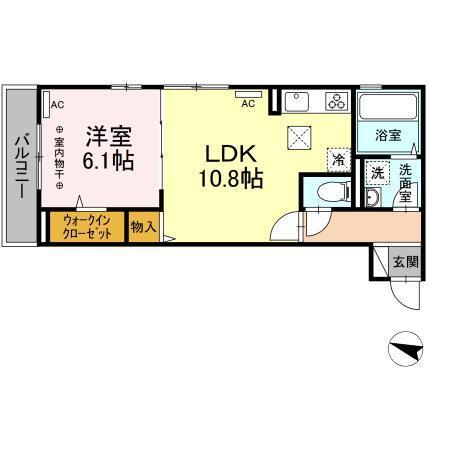 ハイクレア篠崎（103） 間取り図画像