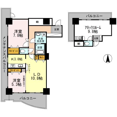  間取り図写真