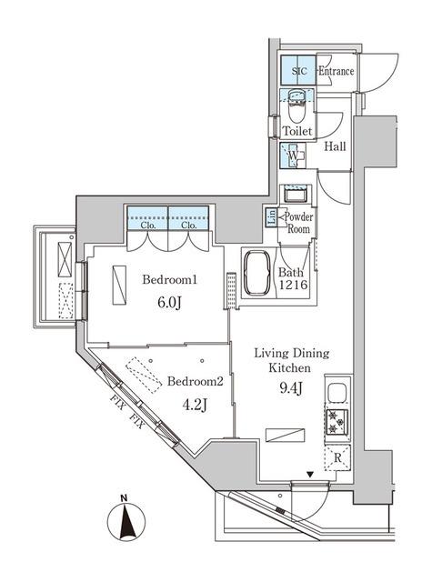 ルジュール神田須田町（301） 間取り図画像
