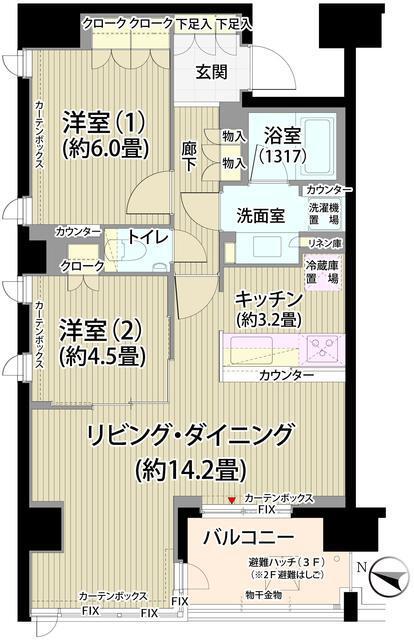  間取り図写真