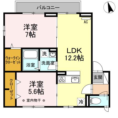 クレール柴又（302） 間取り図画像