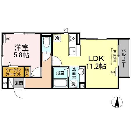 メゾン エル ブランシュ（103） 間取り図画像