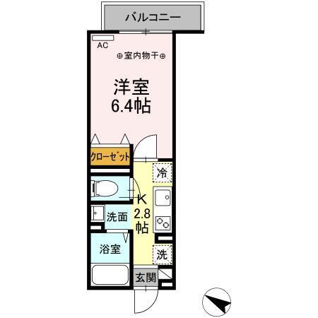 セレスティア北烏山（302） 間取り図画像
