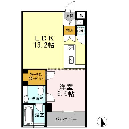 カスタリア目黒長者丸（0405） 間取り図画像