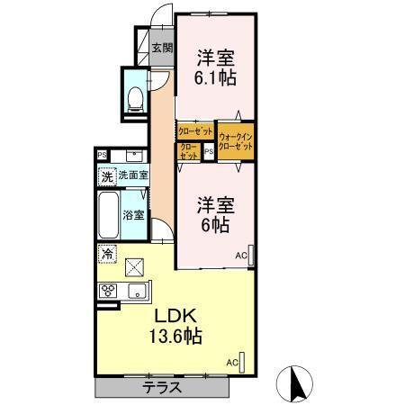 アヴァンス阿佐谷北（101） 間取り図画像