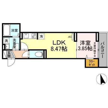 アヴァンス豊島　A（203） 間取り図画像