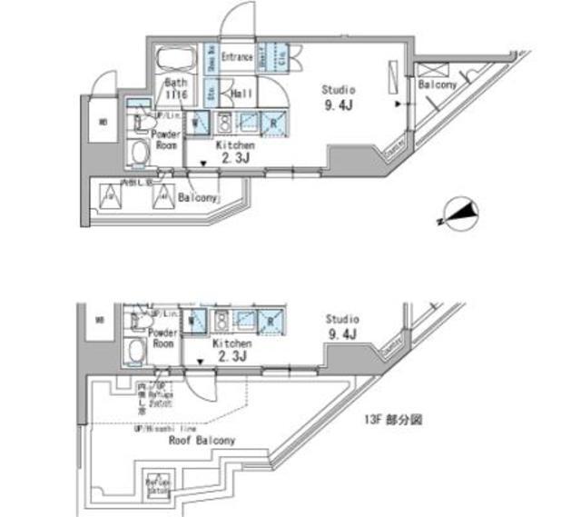 パークアクシス駒込（1501） 間取り図画像
