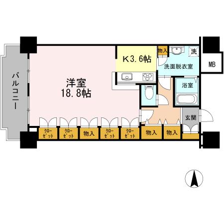 品川シーサイドビュータワー　Ⅰ（2816） 間取り図画像