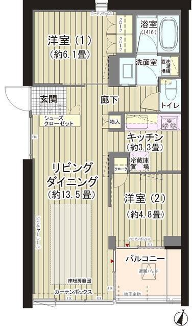  間取り図写真