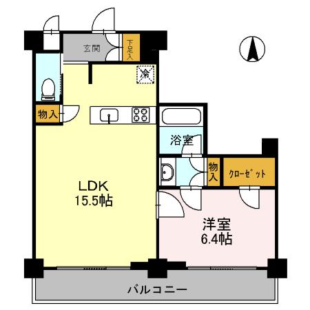 カスタリア目黒鷹番（0603） 間取り図画像
