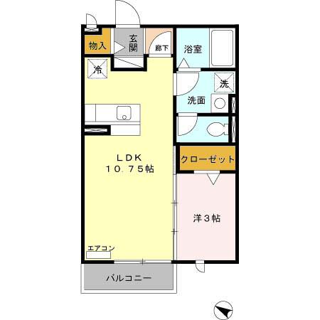 ヴェルドミールＡ（202） 間取り図画像