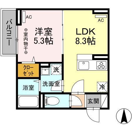 グラナーデ南田中（305） 間取り図画像