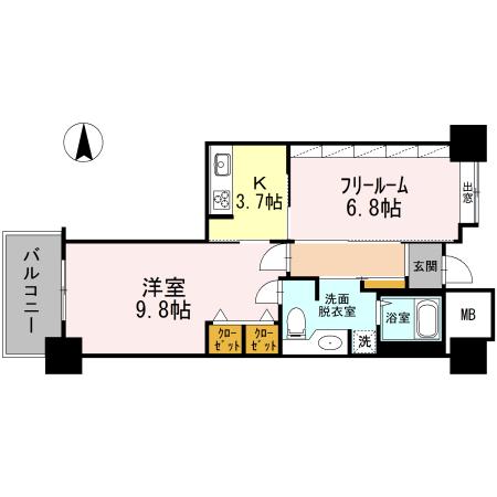 品川シーサイドビュータワー　Ⅰ（0211） 間取り図画像