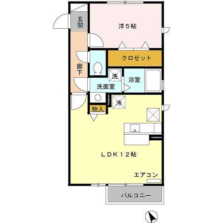 アマービリス（105） 間取り図画像