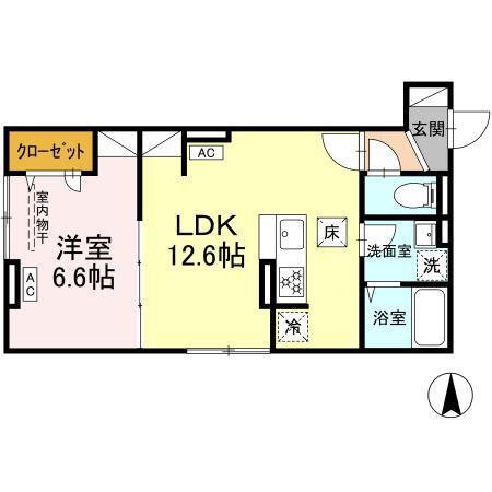 グラナーデ西加平（101） 間取り図画像