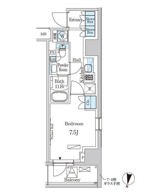 パークアクシス成増二丁目（809） 間取り図画像